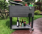The cooler cart with wheels is very suitable for outdoor use