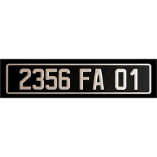  Elevate Your Car's Aesthetic with Noir License Plates