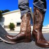 Men Cowboy Boots and Fitness: Unconventional Workout Gear