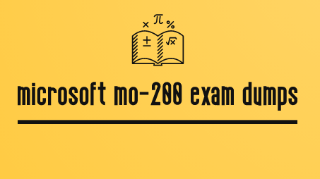  MO-200 Dumps  questions with the ability to practice 