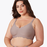 Tarbo Wide Band Padded Wireless Push Up Bra Seamless for Women