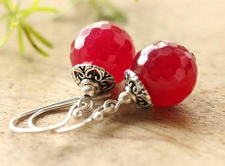 Free shipping on Red Colour Earrings