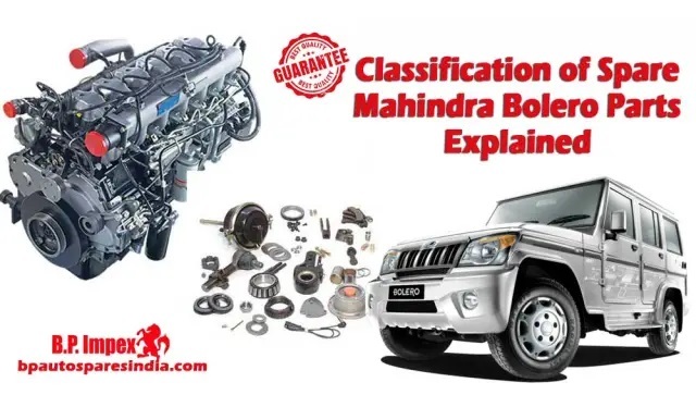 Genuine Spare Parts For Your Mahindra Bolero From BP Auto Spares India