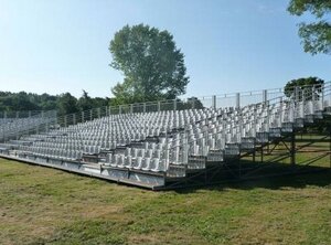 Why Schools and Sports Venues Prefer Used Aluminum Bleachers for Sale