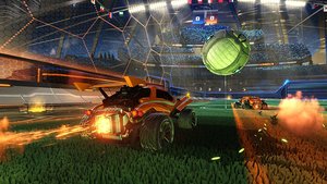 Rocket League is one of the a lot of accepted