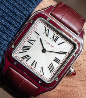 Cartier Santos-Dumont klock kopior med ny lackerad ram