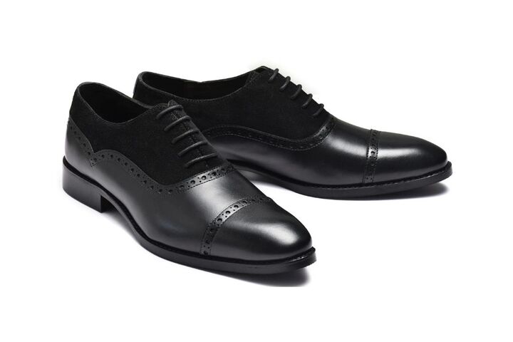 Cap Toe Oxford Shoes by Flying Hawk Company.