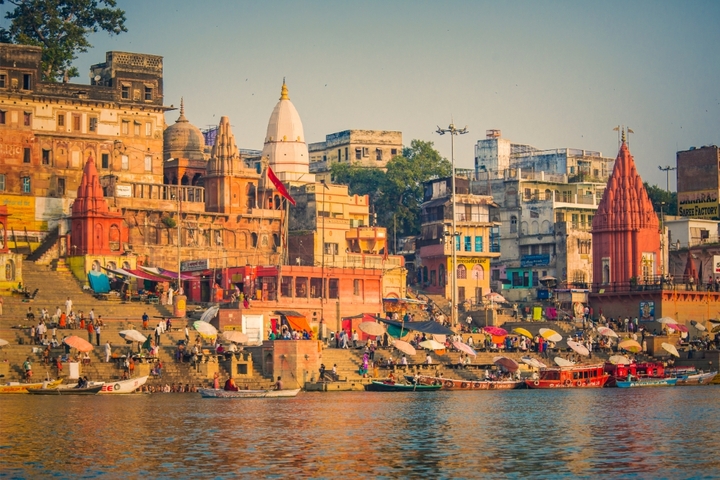 Golden triangle our with Varanasi by India taj tours Company.