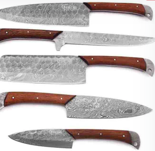 The Art and Science of a Damascus Steel Knife Set