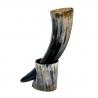Handmade Drinking Horn with Stand - Beer Drinking Mug