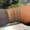 All Things Glitter : A Collection of Dainty Diamond Bangle Bracelets From Sabrina A 