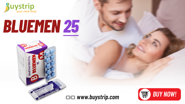 Unlocking Intimacy and Restoring Confidence: Experience the Power of Bluemen 25 mg Tablets