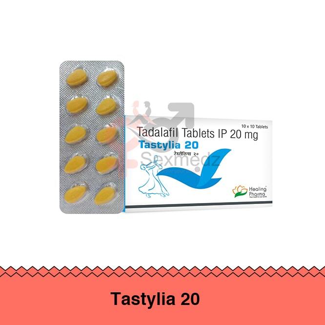 Tastylia 20 mg Tablet - Use, Dosage, Side Effects 