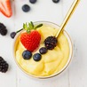 Easy egg yolk custard recipe  Remove from heat and stir in the vanilla extract.