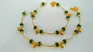Buy Girls Green Anklets Online at Best Prices