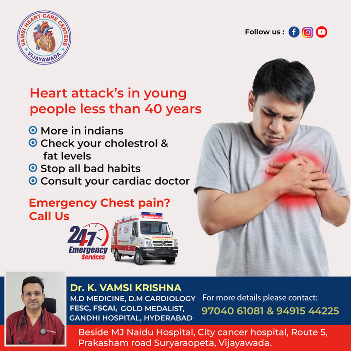  Best heart hospital in vijayawada – Vamshi heart care