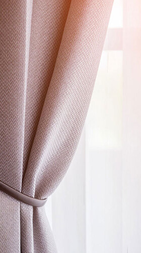 Vibrant Purple Curtain Fabric