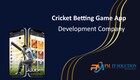 Are you looking for a Cricket Betting Game App Development Company? 