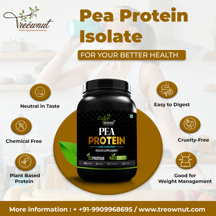 Discover the Benefits of Treownut's Protein Supplements: Pea Protein Isolate, Soya Protein Isolate, and More