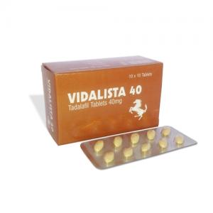 Vidalista 40 mg  : Great For ED Treatment 