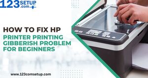 How to fix Hp printer printing Gibberish problem for beginners