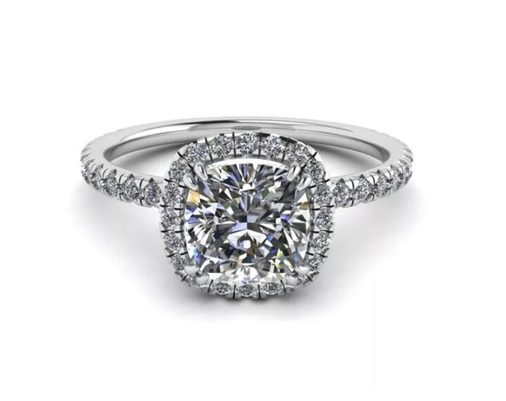 Elevate Your Elegance: The Captivating Cushion Cut Diamond Ring