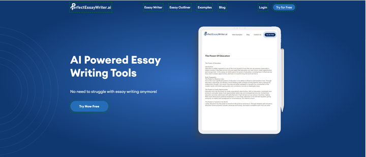 Review of PerfectEssayWriter.ai: The Ultimate Writing Tool for Students