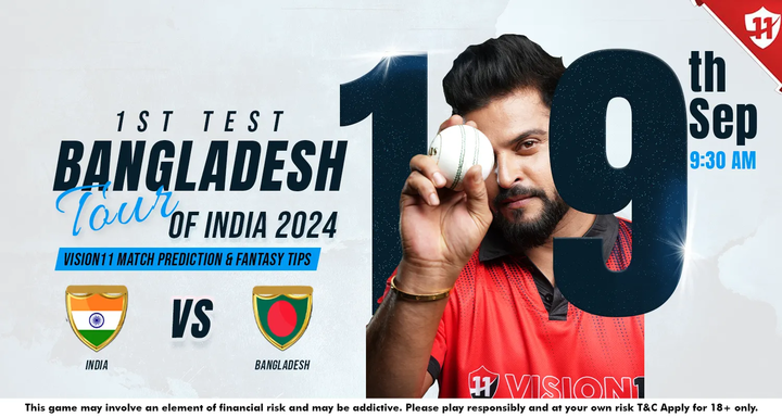 India vs Bangladesh 1st Test Match Prediction, Playing XI & Fantasy Cricket Tips