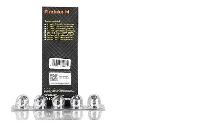 FreeMax Fireluke Twister SS316L Mesh Replacement Coil - 5Pcs/Pac