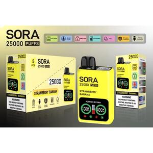 Komge SORA 5% Disposable Device - 25000 Puffs - 5 Pack