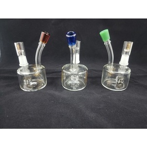  Bent Stem Mini Water Pipe 6 Inch