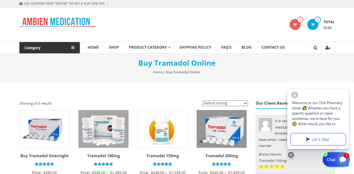 Buy Tramadol Online Overnight USA 100mg