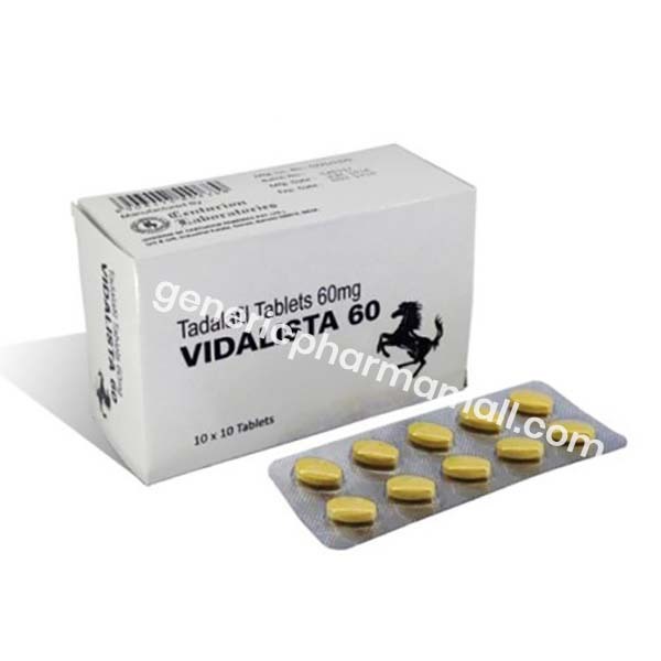  Vidalista 60– Used for erectile dysfunction