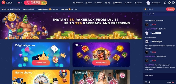 Celsius Casino en ligne