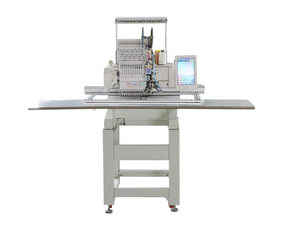 Analyze the system composition of the multi-head embroidery machine