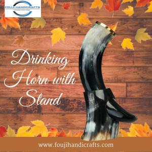 Drinking Horn with Stand in Japan