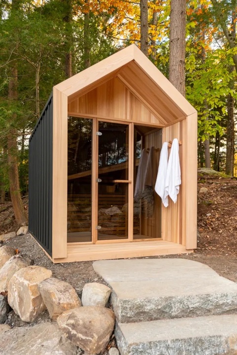Experience Tranquility with Western Red Cedar: Indoor Sauna Sale by Canadian Sauna