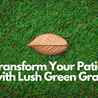 Transform Your Patio with Lush Green Grass
