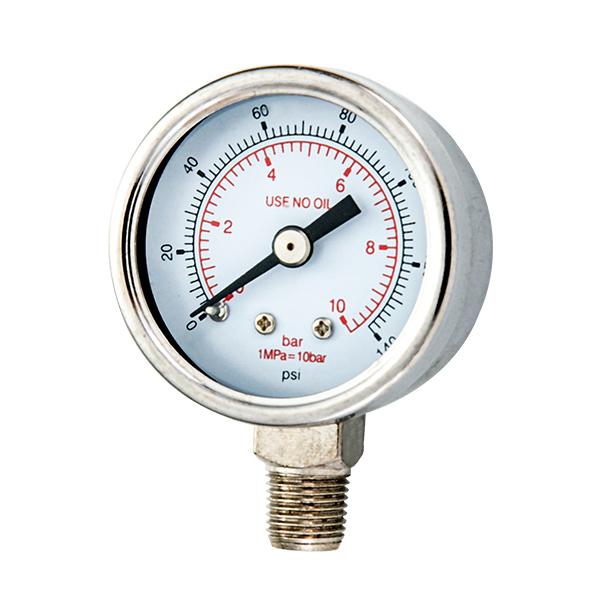 How to read Shock-proof pressure gauge?