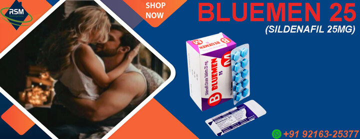 For Long Enough Sexual Erection Use Bluemen 25mg | Cash On Delivery