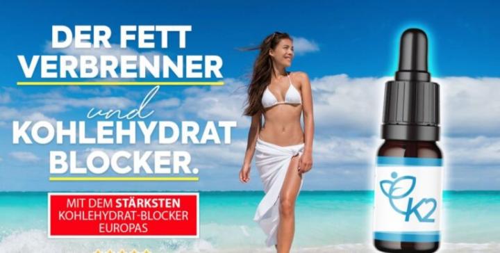 K2 Tropfen Beschreibung Erfahrungen, Preis & Kohlenhydratblocker