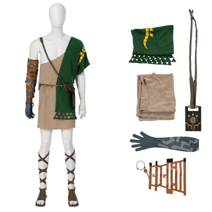 ​2023 Link Cosplay Costumes The Legend of Zelda Tears of the Kingdom Halloween Suit