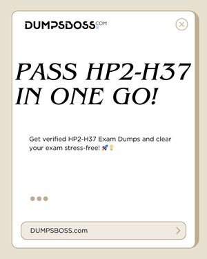 HP2-H37 Study Guide \u2013 DumpsBoss Best Resources