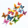 Transform Your Space with Stunning 3D Double Layer Butterfly Wall D\u00e9cor