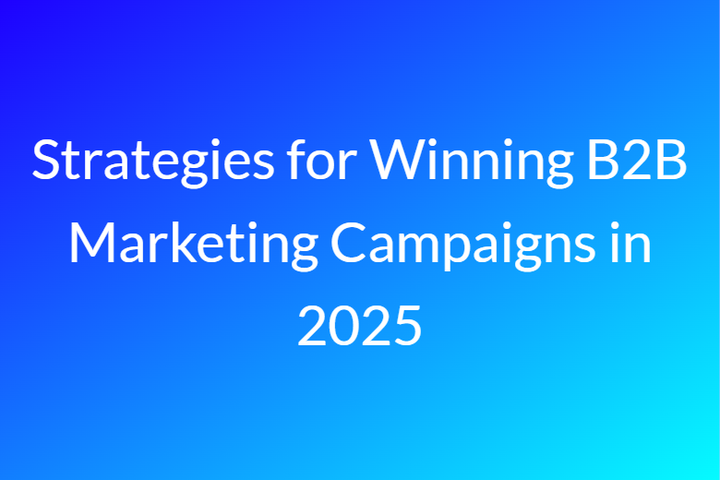 Strategies for Winning B2B Marketing Campaigns in 2025