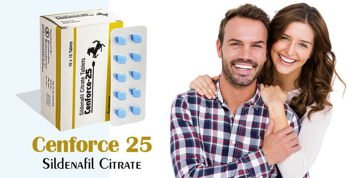 Order Cenforce 25 mg - Sildenafil Citrate - Cenforcepills