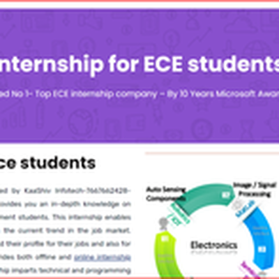  internship for  ece students