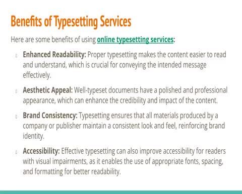 Understanding Typesetting Services: Enhancing Your Written Work