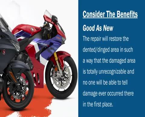 Remove Dents on Motorcycles using PDR