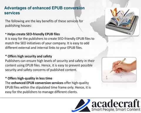 enhanced epub conversion services